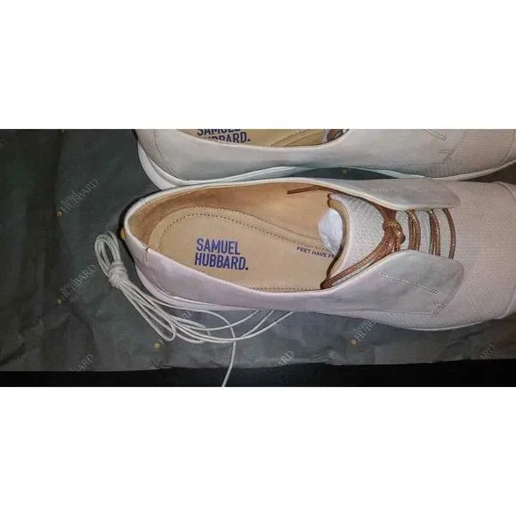 Samuel Hubbard - Freedom Stroll Cap Toe Derby- Buff Nubuck 7.5 - Picture 4 of 5